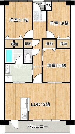 エスポワールの物件間取画像